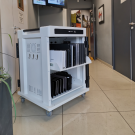 Cartice 24 - Chariot multimédia PC portable, tablette et mobile (2)