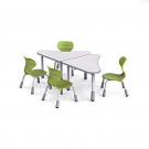 Table triangulaire réglable en hauteur - JUK 819 (2)