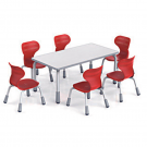 Table rectangulaire réglable en hauteur - JUK 861 (1)