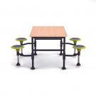 Table rectangulaire chaises intégrés - JUK 165 (1)