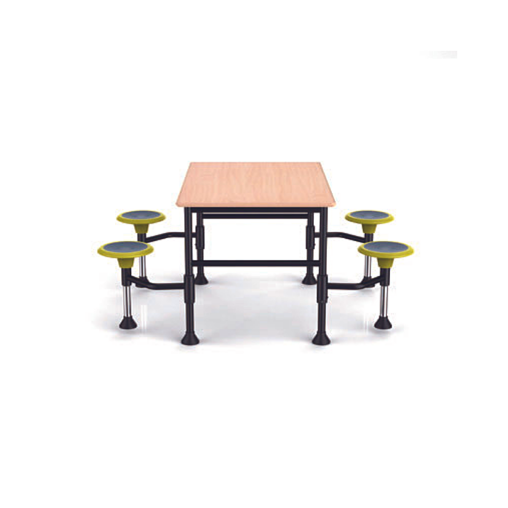 Table rectangulaire chaises intégrés - JUK 165 (1)
