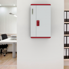 Station de stockage et chargement murale installée