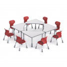 Table triangulaire réglable en hauteur - JUK 819 (4)