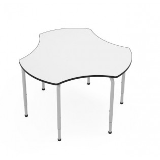 Trisix - table modulable réglable en hauteur