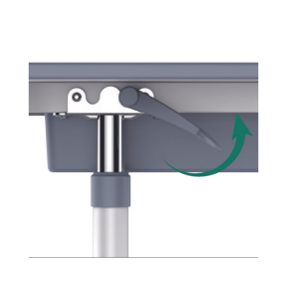 Table mobile réglable en hauteur - JUK 158A système