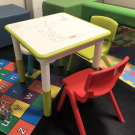 Table carrée Maternelle - JUK 084C (1)