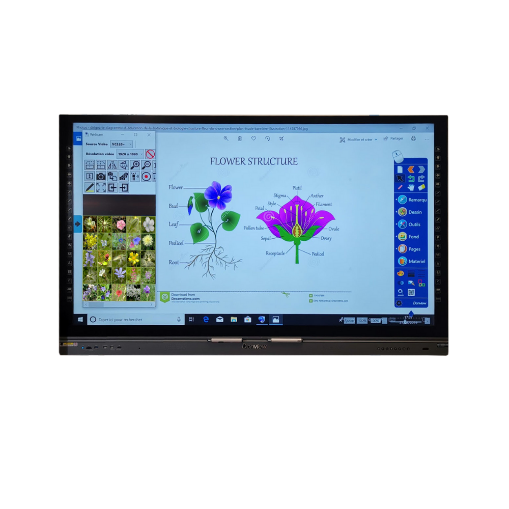 Interactif capacitif tactile Donview
