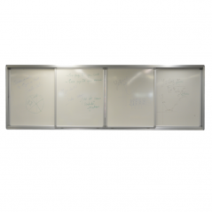 Tableaux blancs coulissants pour écrans interactifs